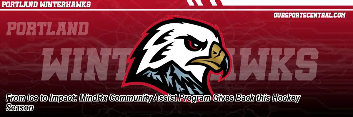 From Ice to Impact: MindRx Community Assist Program Gives Back this Hockey Season