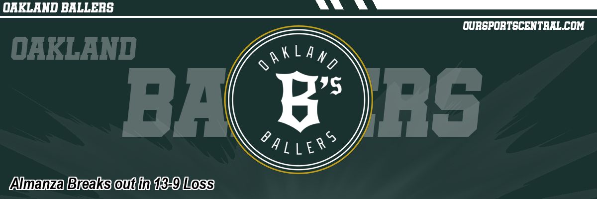 Almanza Breaks out in 13-9 Loss