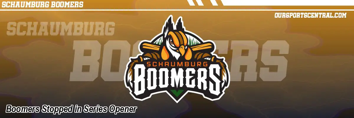 Boomers Stopped in Series Opener