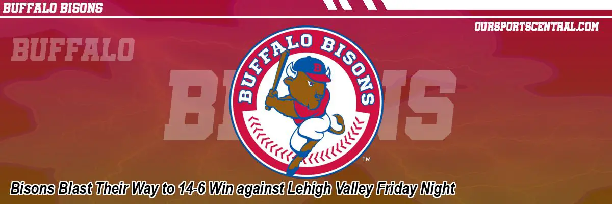 Bisons Blast Their Way to 14-6 Win against Lehigh Valley Friday Night