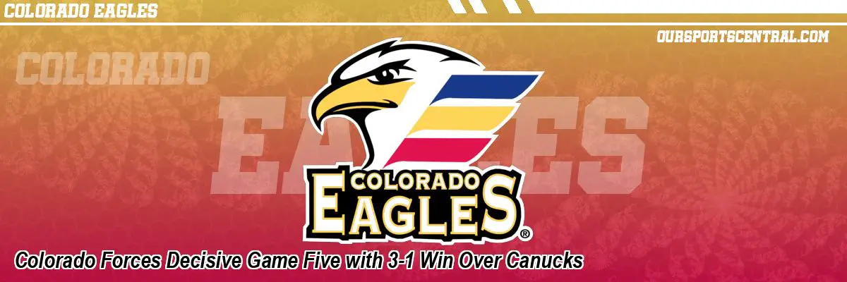Colorado Forces Decisive Game Five with 3-1 Win Over Canucks
