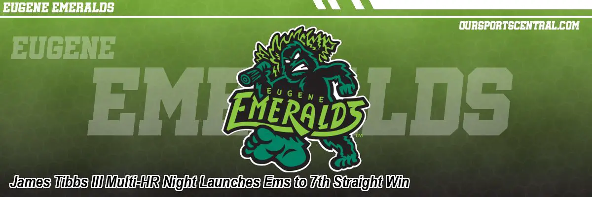 James Tibbs III Multi-HR Night Launches Ems to 7th Straight Win