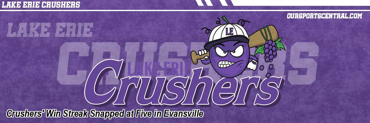 Crushers' Win Streak Snapped at Five in Evansville