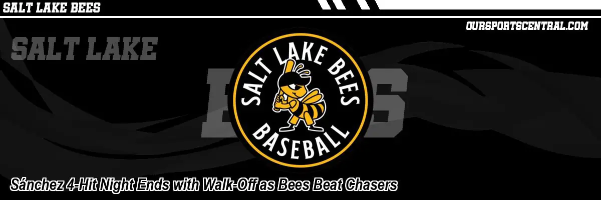 Sánchez 4-Hit Night Ends with Walk-Off as Bees Beat Chasers