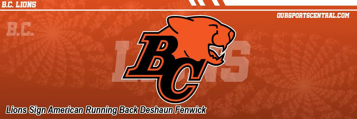 Lions Sign American Running Back Deshaun Fenwick