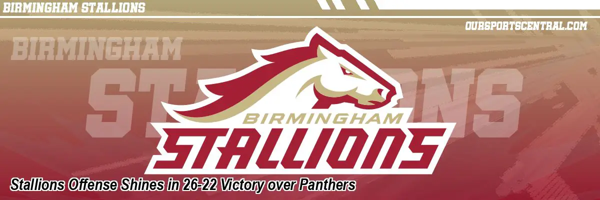 Stallions Offense Shines in 26-22 Victory over Panthers