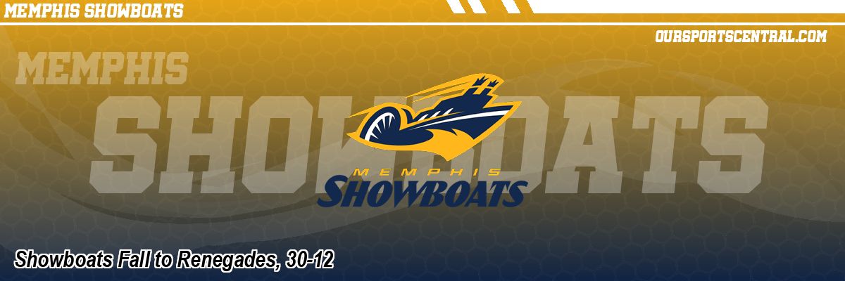 Showboats Fall to Renegades, 30-12