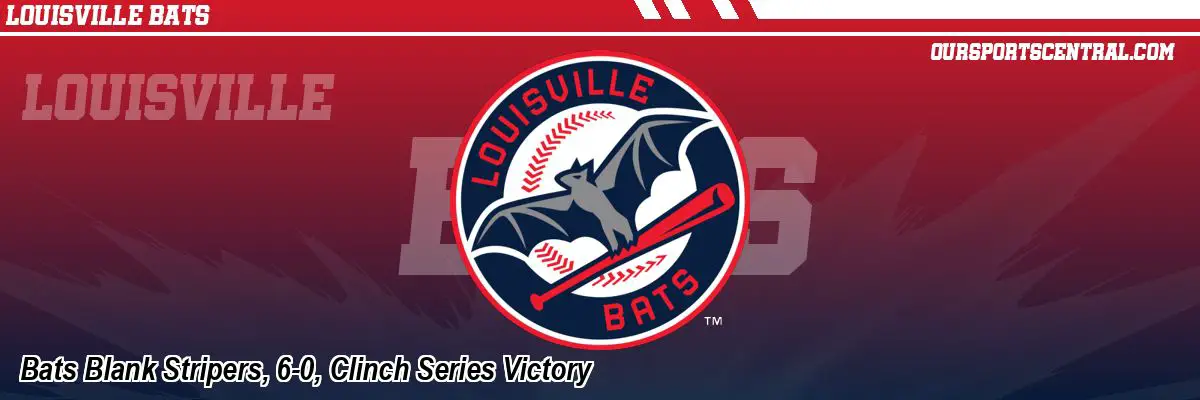 Bats Blank Stripers, 6-0, Clinch Series Victory