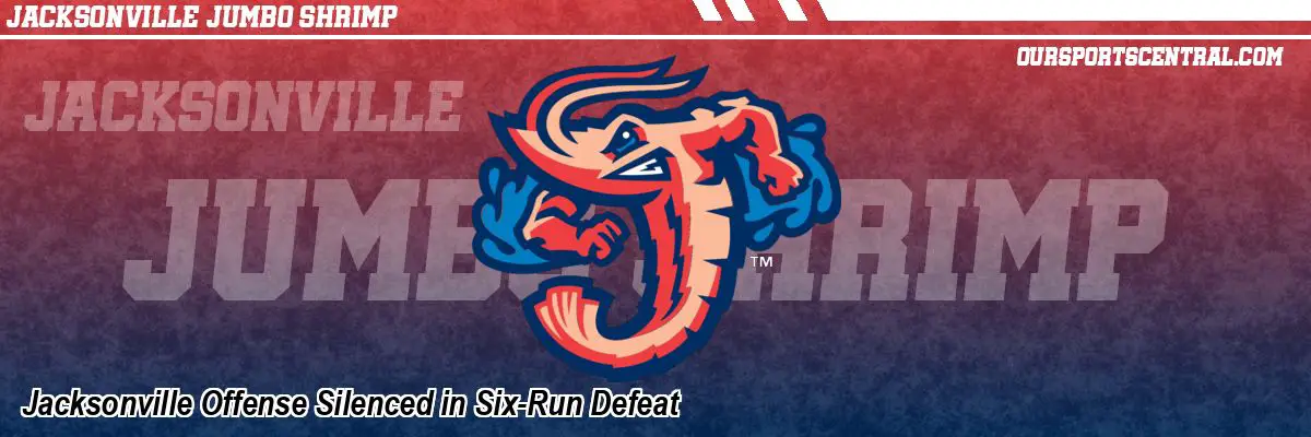 Jacksonville Offense Silenced in Six-Run Defeat