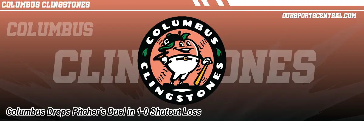 Columbus Drops Pitcher's Duel in 1-0 Shutout Loss