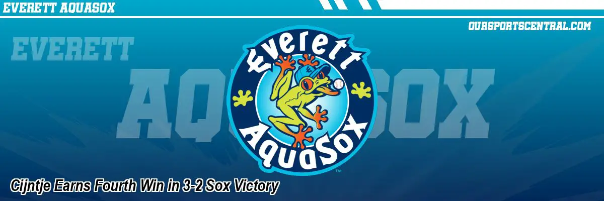 Cijntje Earns Fourth Win in 3-2 Sox Victory