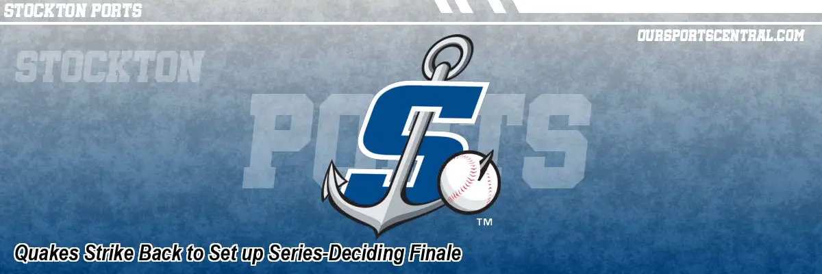 Quakes Strike Back to Set up Series-Deciding Finale