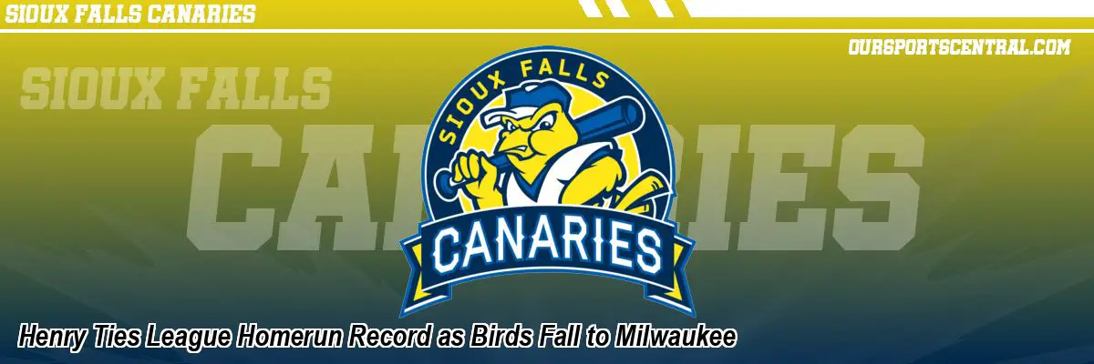 Henry Ties League Homerun Record as Birds Fall to Milwaukee