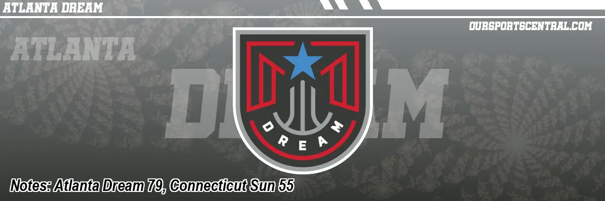 Notes: Atlanta Dream 79, Connecticut Sun 55