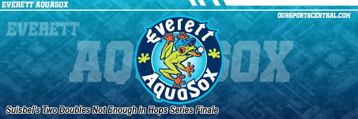 Suisbel's Two Doubles Not Enough in Hops Series Finale