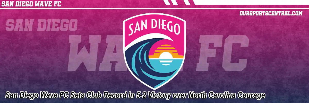 San Diego Wave FC Sets Club Record in 5-2 Victory over North Carolina Courage