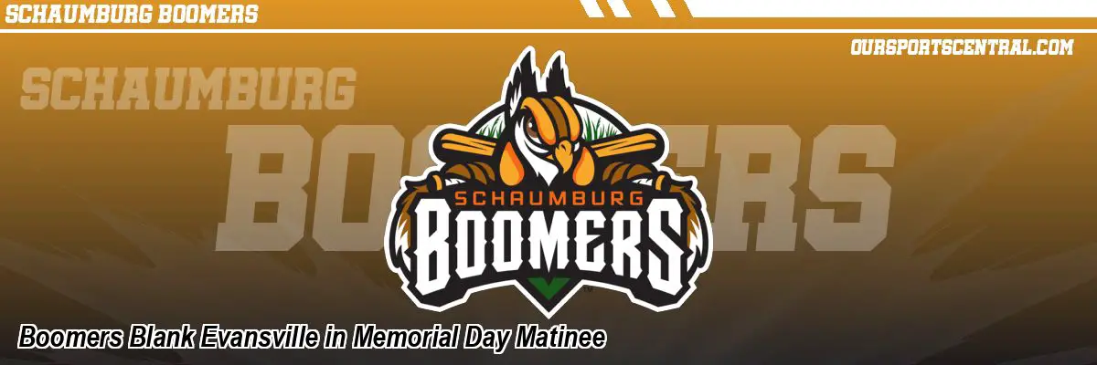 Boomers Blank Evansville in Memorial Day Matinee