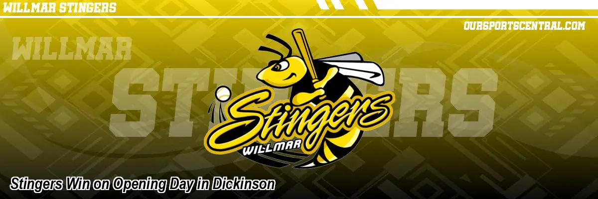 Stingers Win on Opening Day in Dickinson