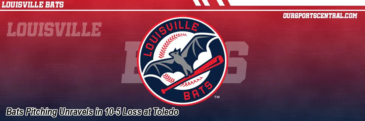 Bats Pitching Unravels in 10-5 Loss at Toledo