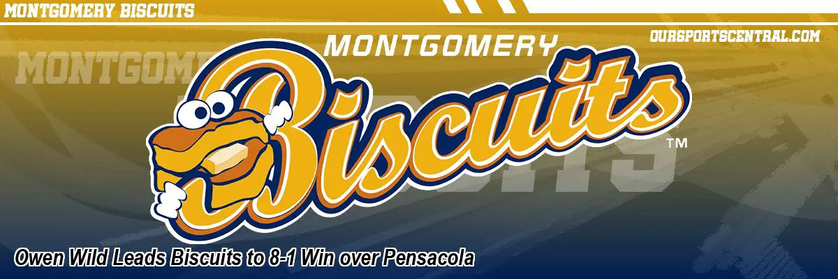 Owen Wild Leads Biscuits to 8-1 Win over Pensacola