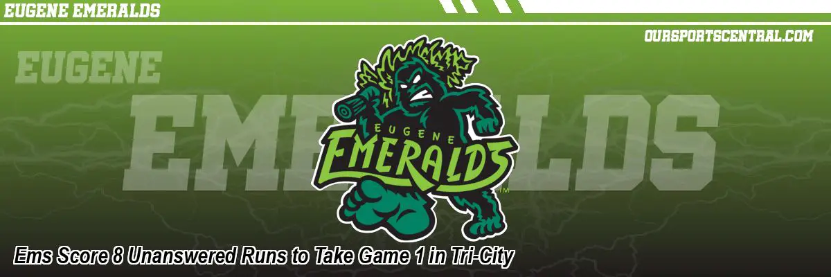 Ems Score 8 Unanswered Runs to Take Game 1 in Tri-City