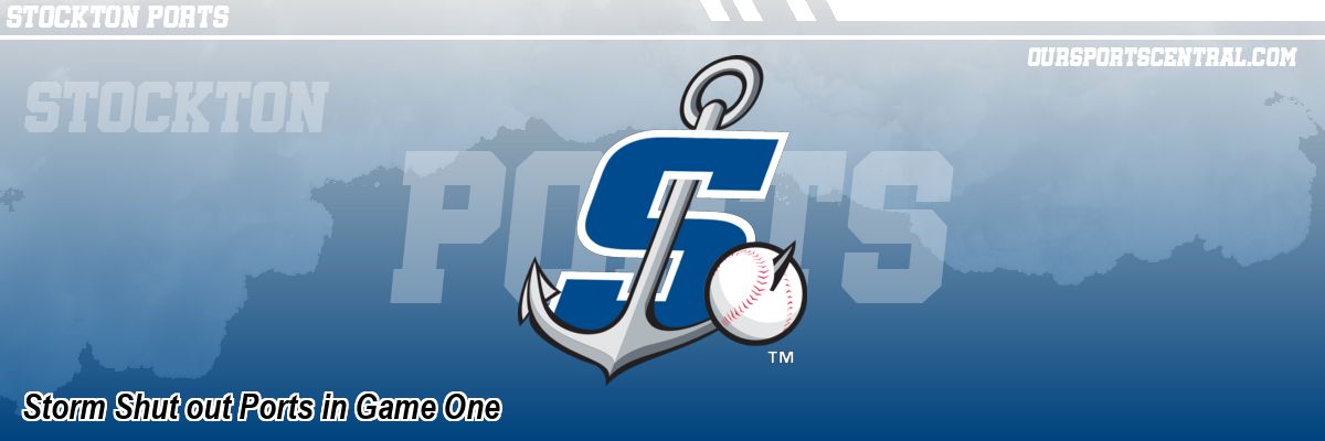 Storm Shut out Ports in Game One
