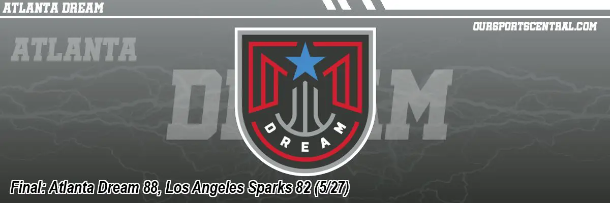 Final: Atlanta Dream 88, Los Angeles Sparks 82 (5/27)