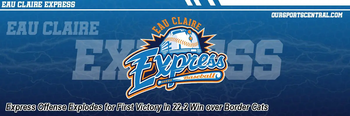 Express Offense Explodes for First Victory in 22-2 Win over Border Cats