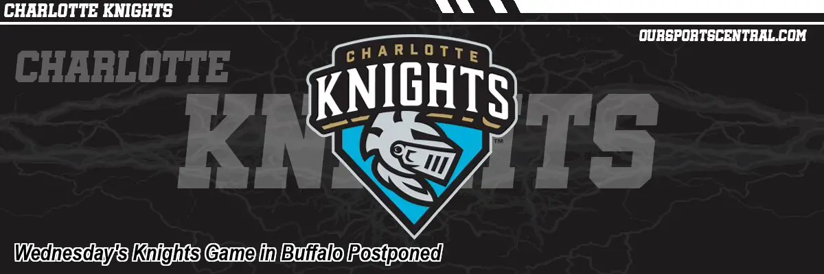 Wednesday's Knights Game in Buffalo Postponed