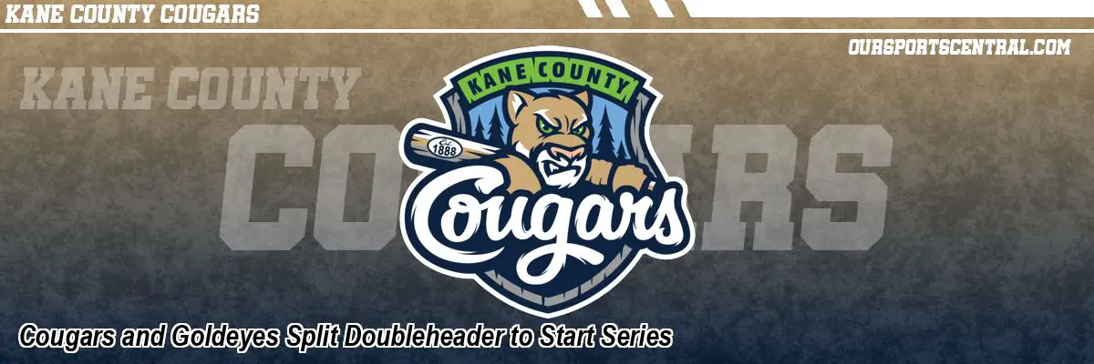 Cougars and Goldeyes Split Doubleheader to Start Series