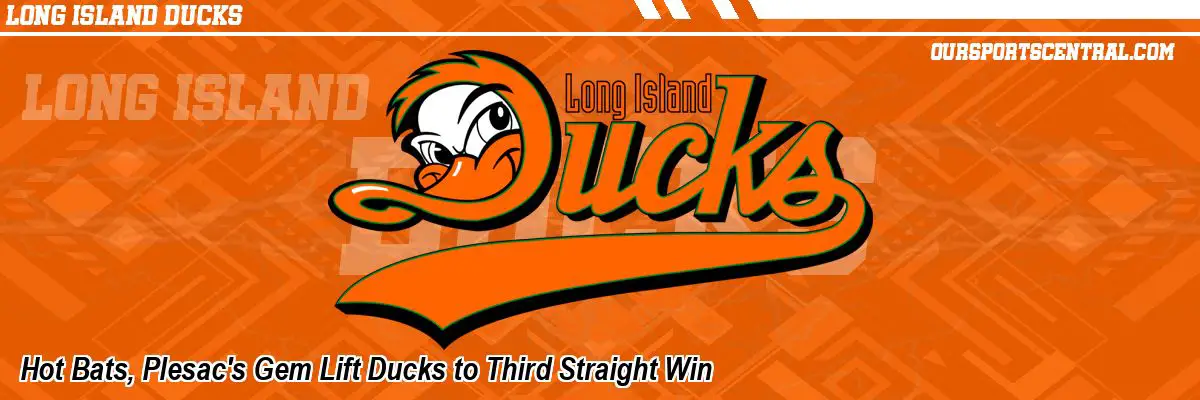 Hot Bats, Plesac's Gem Lift Ducks to Third Straight Win