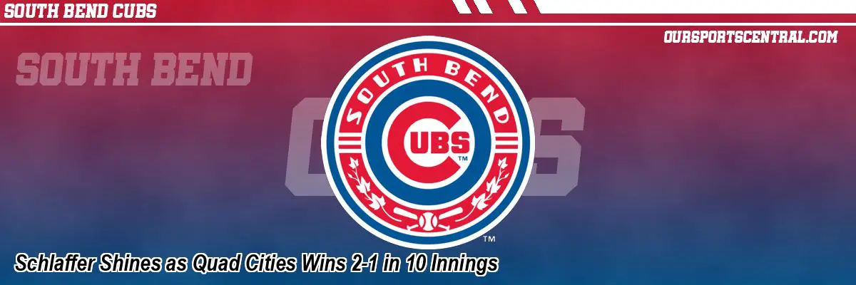 Schlaffer Shines as Quad Cities Wins 2-1 in 10 Innings