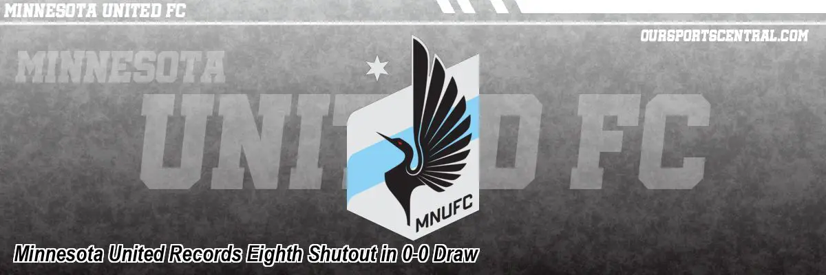 Minnesota United Records Eighth Shutout in 0-0 Draw