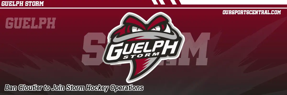 Dan Cloutier to Join Storm Hockey Operations