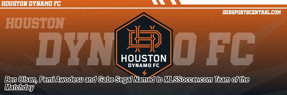 Ben Olsen, Femi Awodesu and Gabe Segal Named to MLSSoccer.com Team of the Matchday