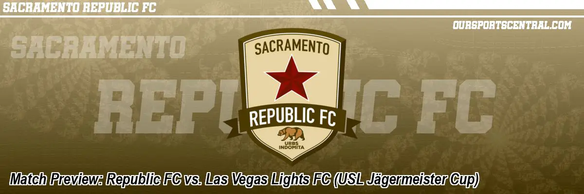 Match Preview: Republic FC vs. Las Vegas Lights FC (USL Jägermeister Cup)