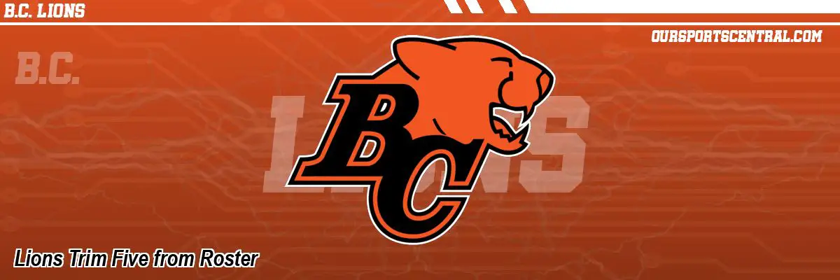 Lions Trim Five from Roster