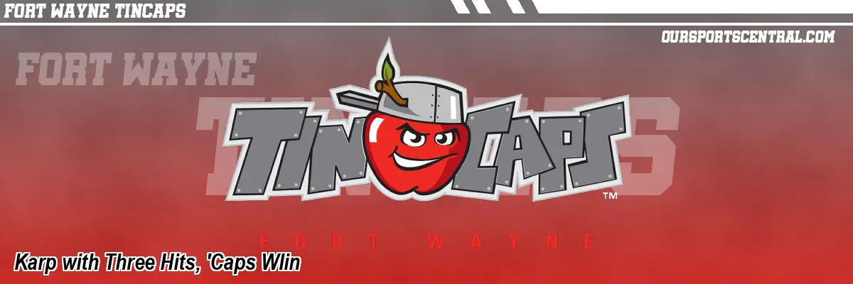 Karp with Three Hits, 'Caps WIin