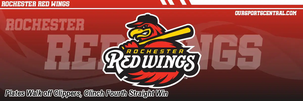 Plates Walk off Clippers, Clinch Fourth Straight Win
