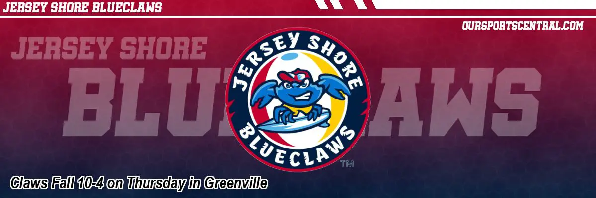 Claws Fall 10-4 on Thursday in Greenville