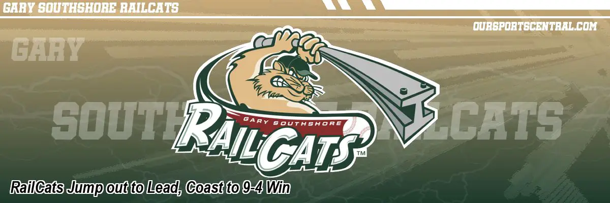 RailCats Jump out to Lead, Coast to 9-4 Win