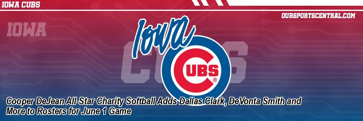 Cooper DeJean All-Star Charity Softball Adds Dallas Clark, DeVonta Smith and More to Rosters for June 1 Game