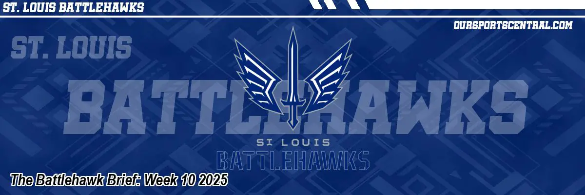 The Battlehawk Brief: Week 10 2025