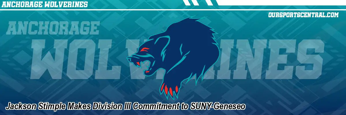 Jackson Stimple Makes Division III Commitment to SUNY-Geneseo