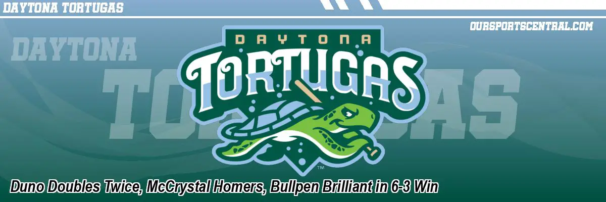 Duno Doubles Twice, McCrystal Homers, Bullpen Brilliant in 6-3 Win