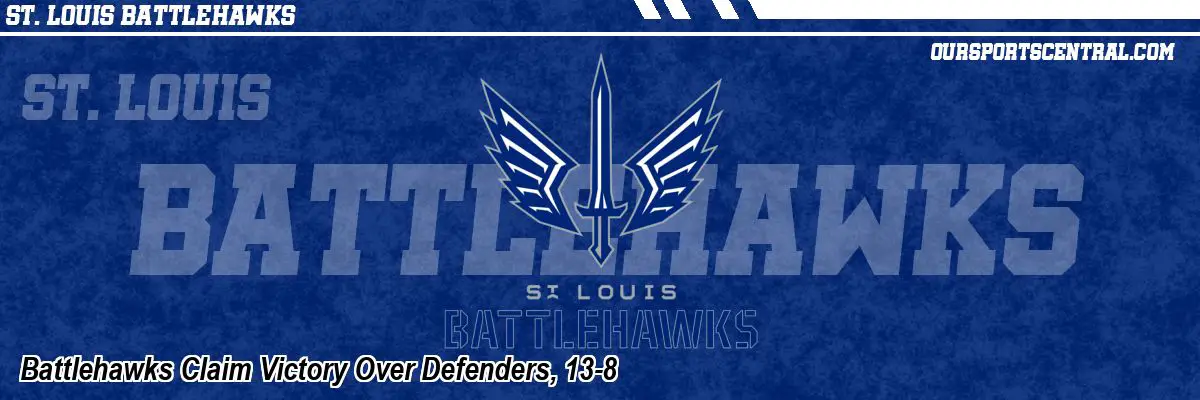 Battlehawks Claim Victory Over Defenders, 13-8