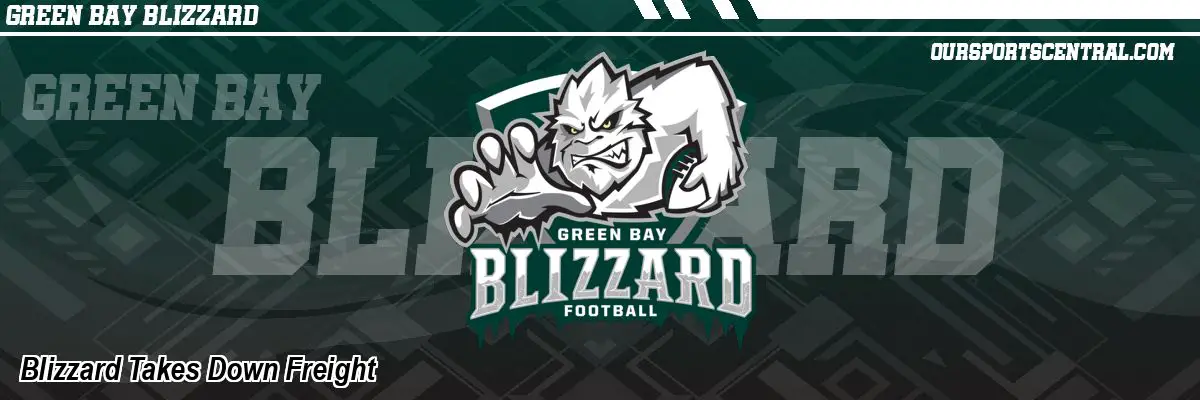 Blizzard Takes Down Freight