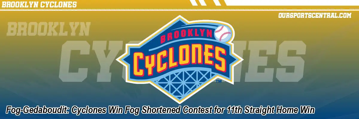 Fog-Gedaboudit: Cyclones Win Fog Shortened Contest for 11th Straight Home Win