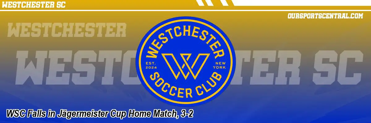 WSC Falls in Jägermeister Cup Home Match, 3-2