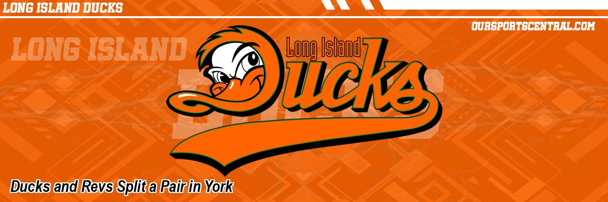 Ducks and Revs Split a Pair in York